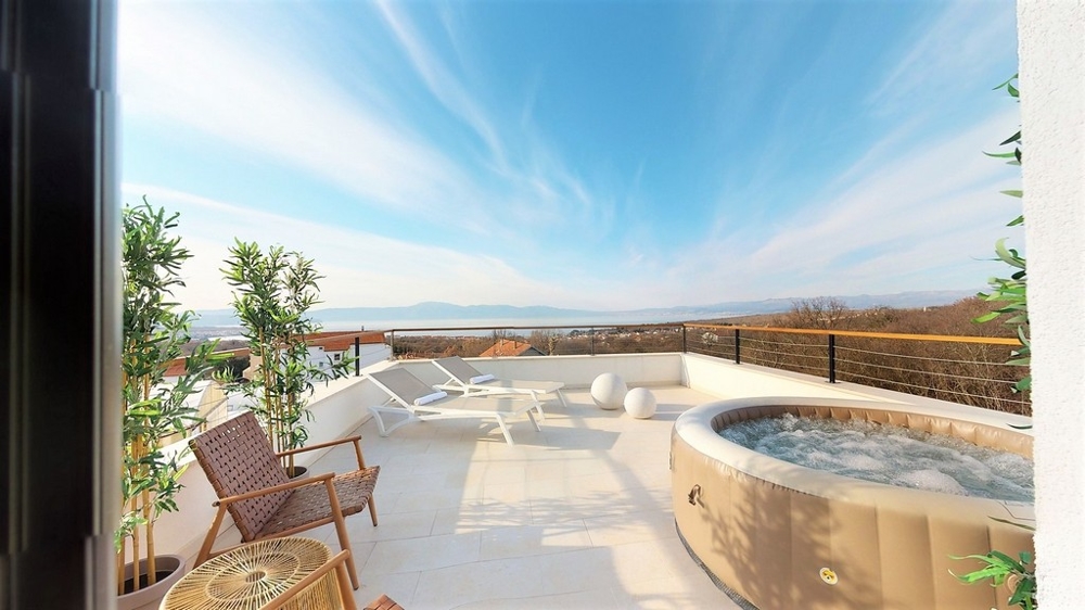 Moderna fastigheter i Kroatien till salu - Panorama Scouting H2125, ön Krk.