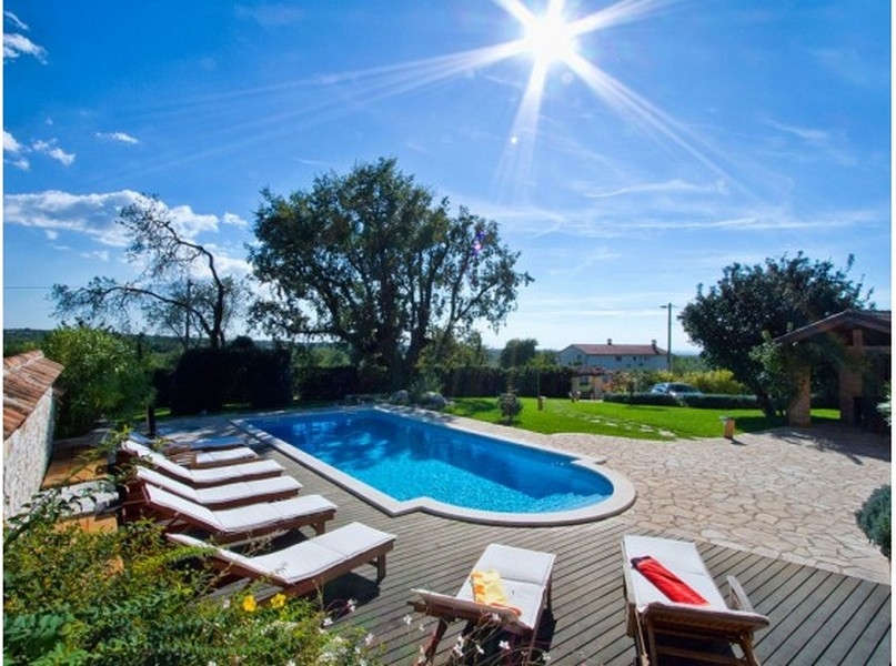 Pool i Villa H2393 i Kroatien - Panorama Scouting.