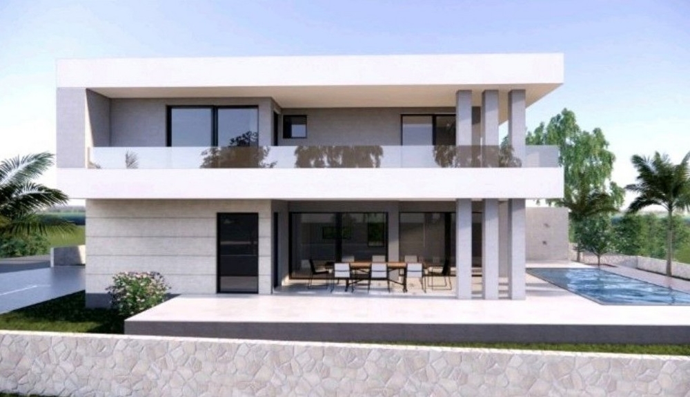 Ny villa på ön Krk i Kroatien - Panorama Scouting. H2469.