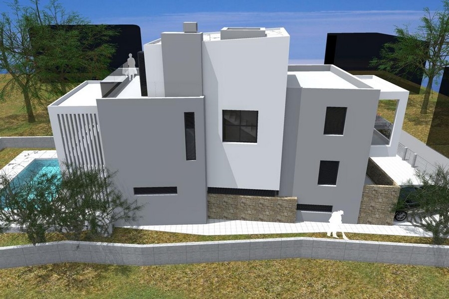 Exklusiv villa med pool