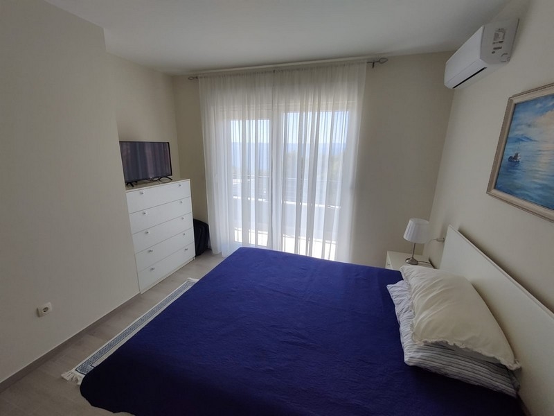 Luftkonditionerat sovrum.