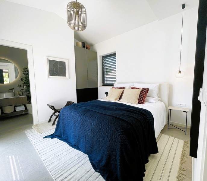 Utsikt in i rummet på vinden, för närvarande i skalstatus.