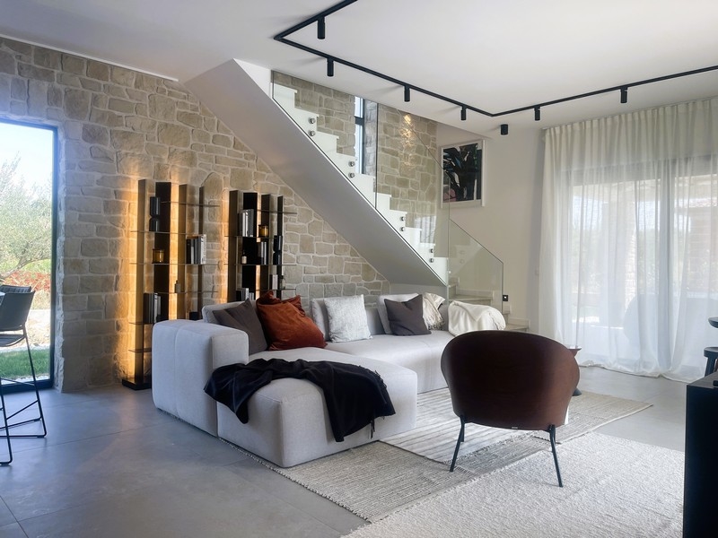 Framifrån av skalet på Villa H2508.