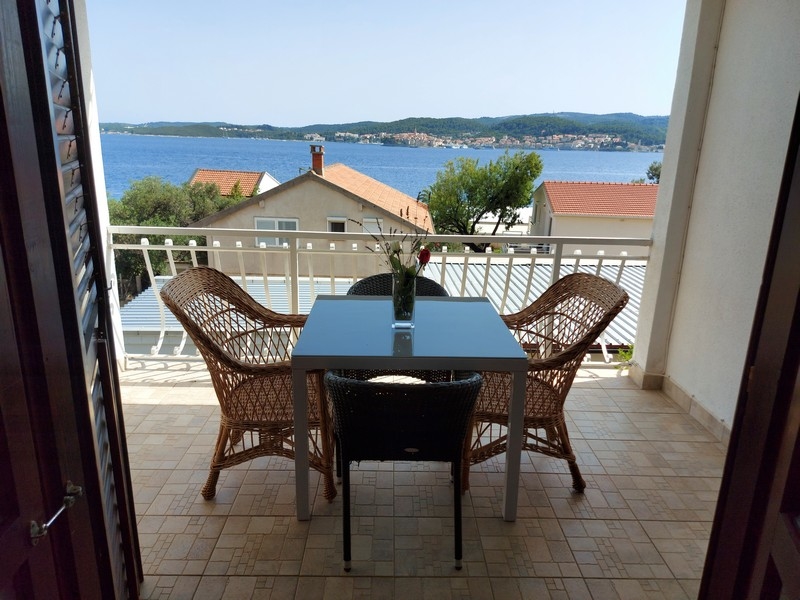 Balkong med fantastisk havsutsikt