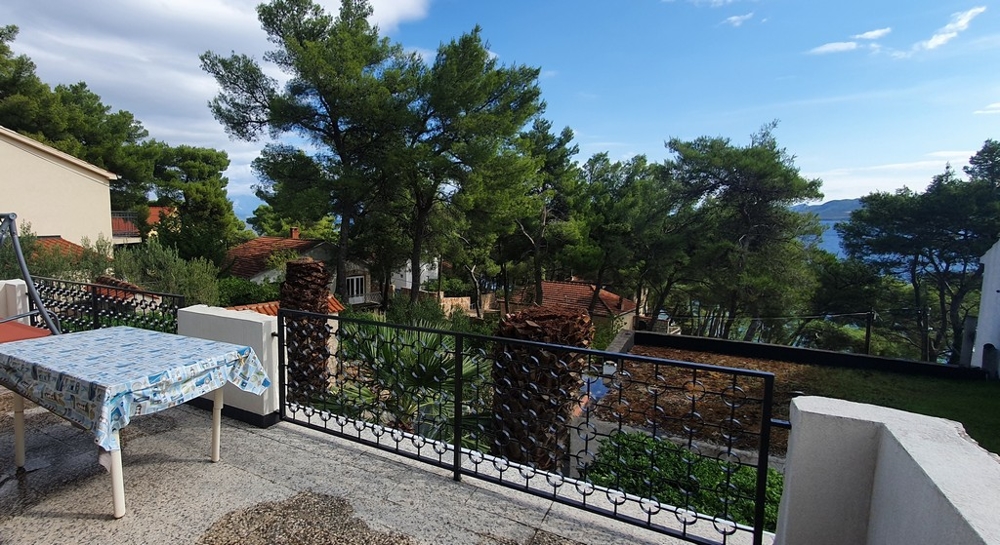 Balkong med fantastisk havsutsikt