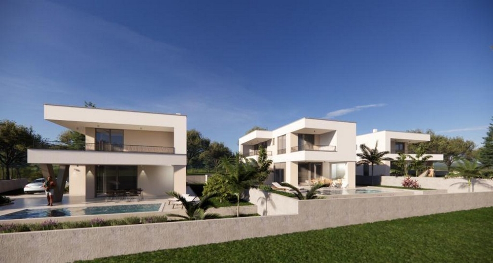 Moderna fastigheter i Kroatien.