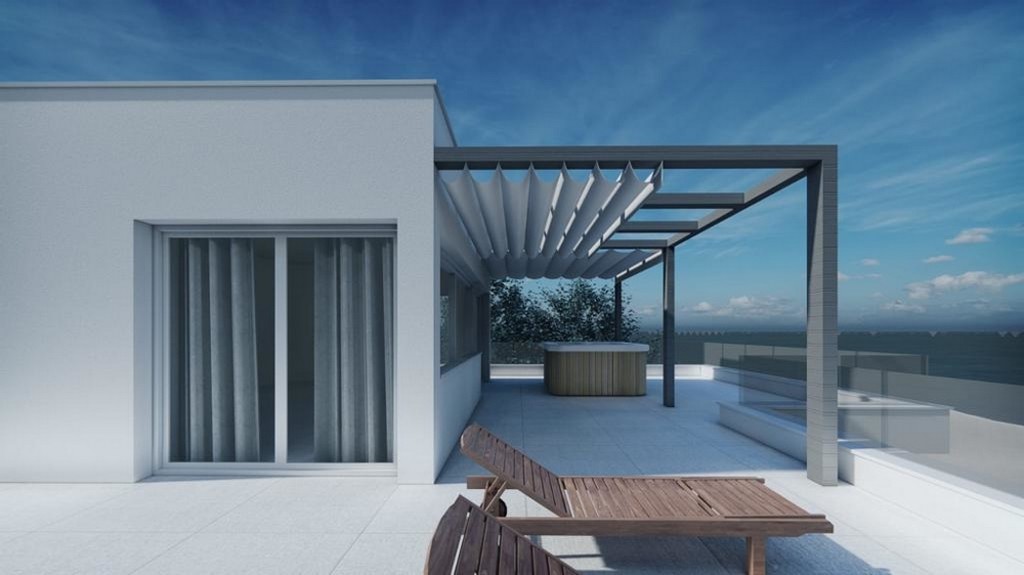 Takterrass med en fantastisk utsikt