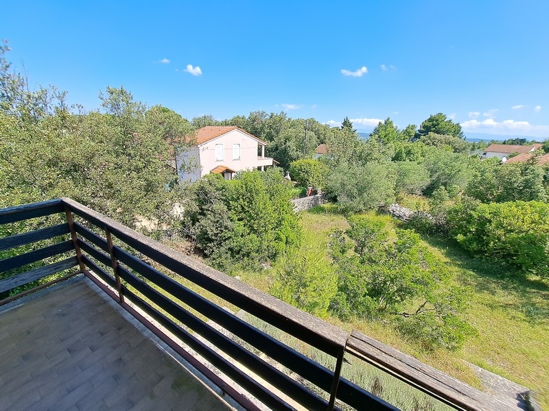 Havsutsikt från den övre terrassen i hus H2648 på ön Pasman i Kroatien - Panorama Scouting.