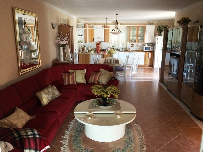 Intryck av interiören i amerikansk stil.