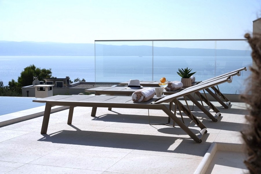 Modern villa med vacker havsutsikt i Split-regionen - Panorama Scouting H2679, Kroatien.