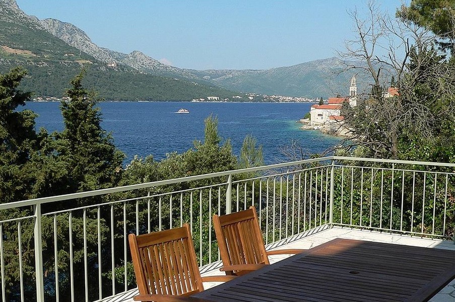 Havsutsikt från terrassen H2685 - Property Panorama Scouting Croatia.