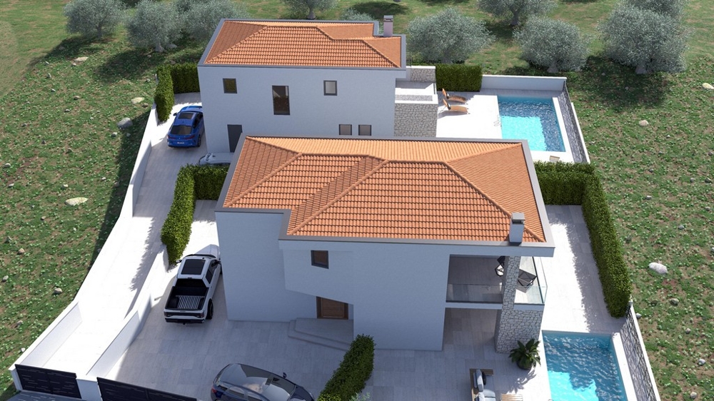 Modern villa i kvällsatmosfär - Panorama Scouting H2715.