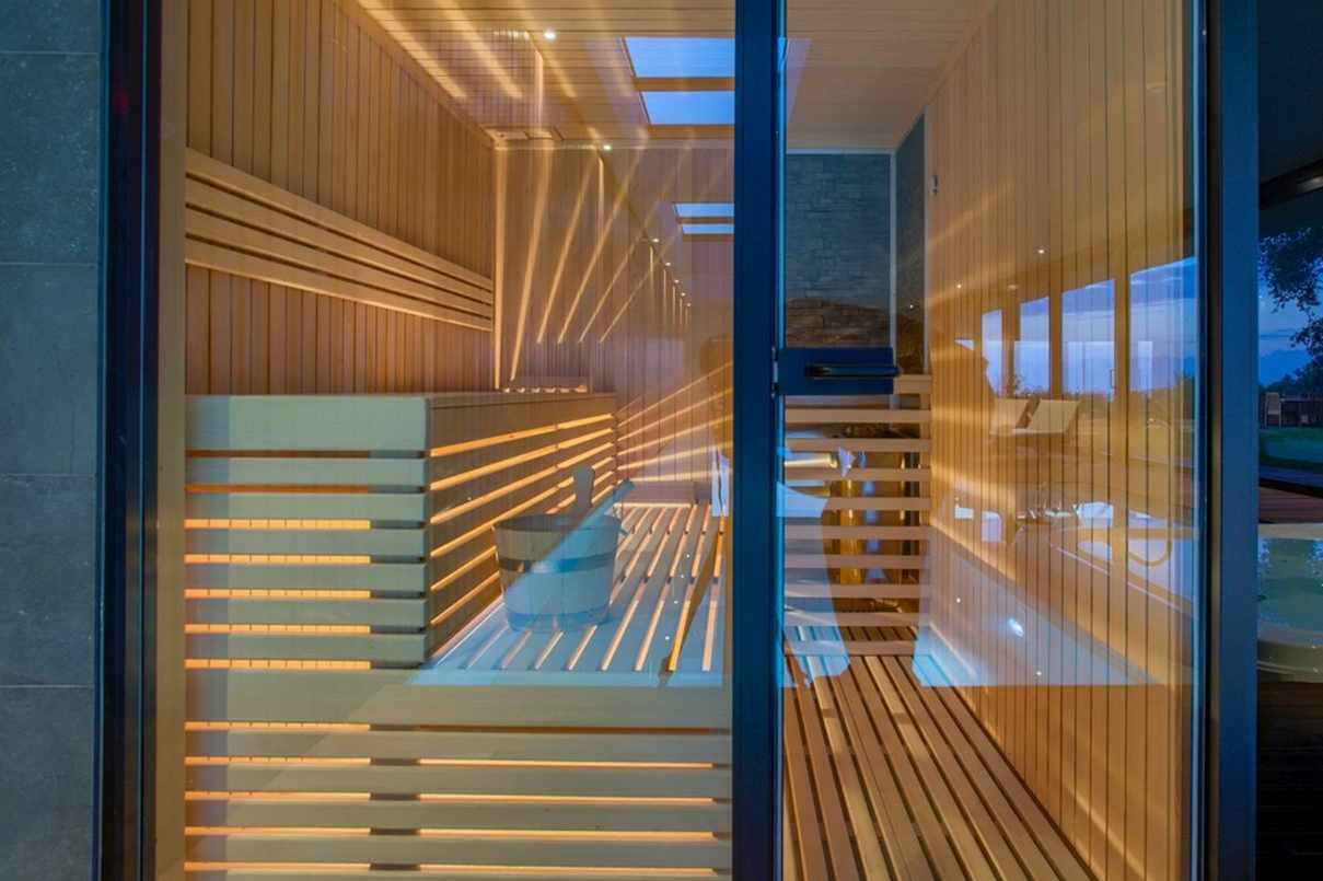 Bastu på fastigheten H977 i Istrien.