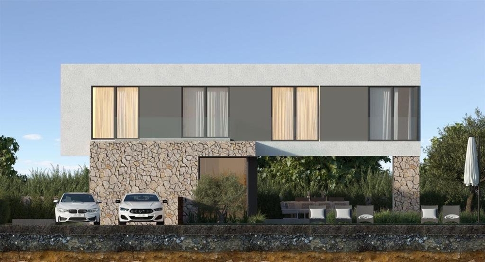 Villa med 3 parkeringsplatser