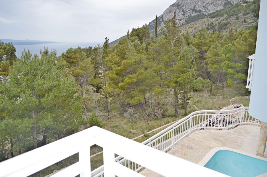 Havsutsikt över fastighet H3036 i Kroatien - Panorama Scouting.