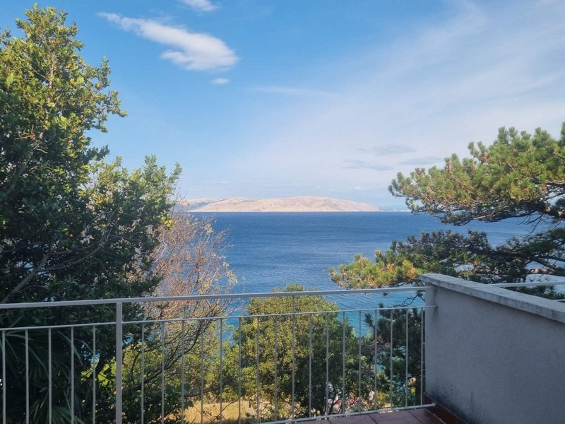 Havsutsikt över fastighet H3052, utbjuden till försäljning i Kroatien.