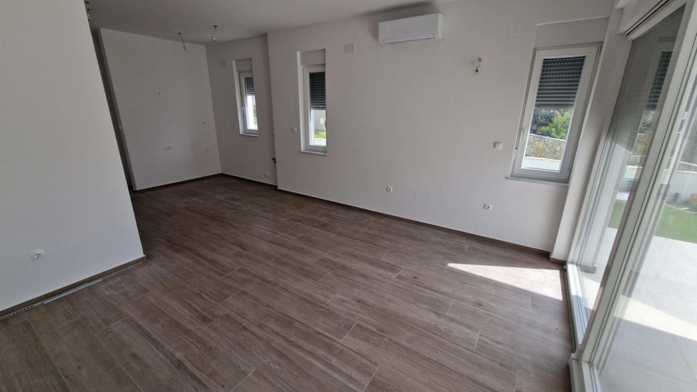 Havsutsikt över huset H3457.