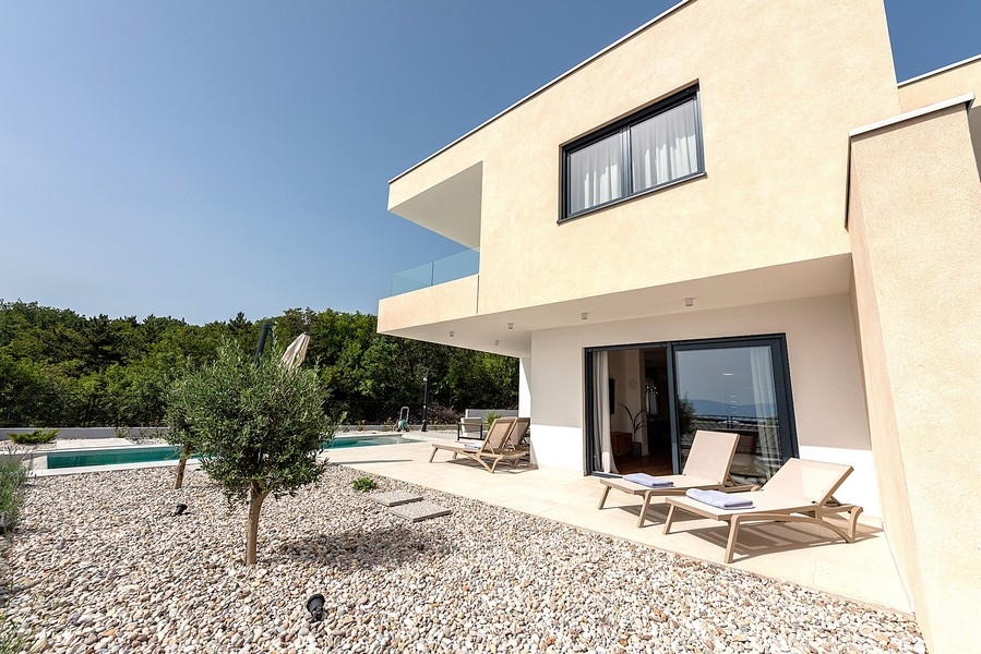 Nytt parhus: Uteområdet är mycket lättskött.