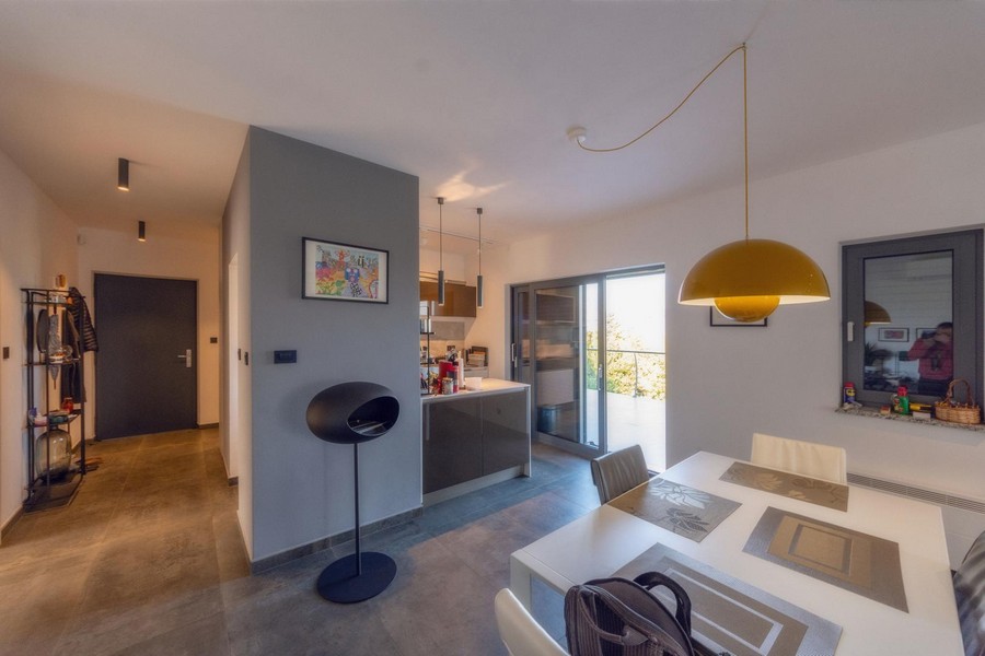 Öppet kök med matplats