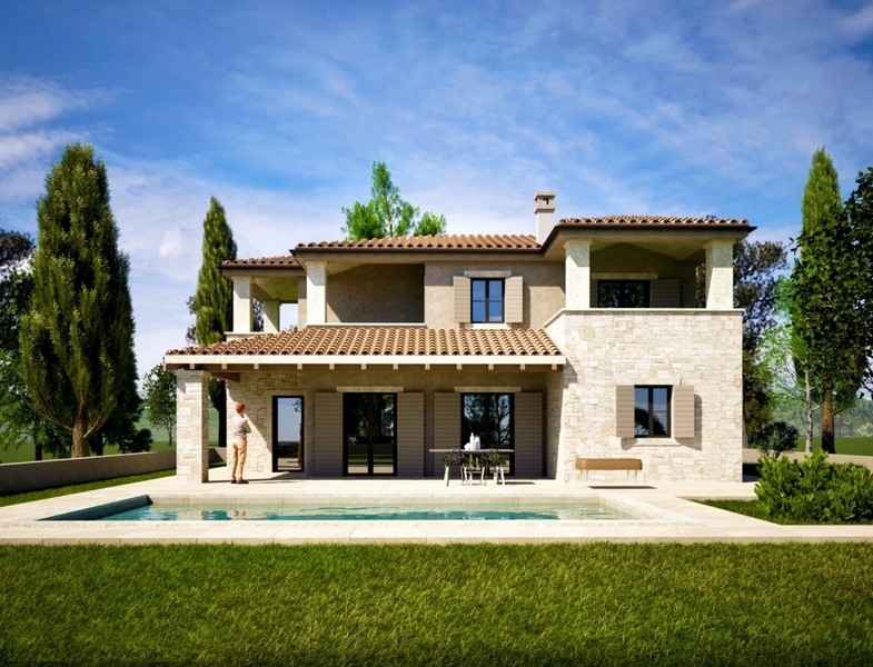 3D-bild av Villa H3624.