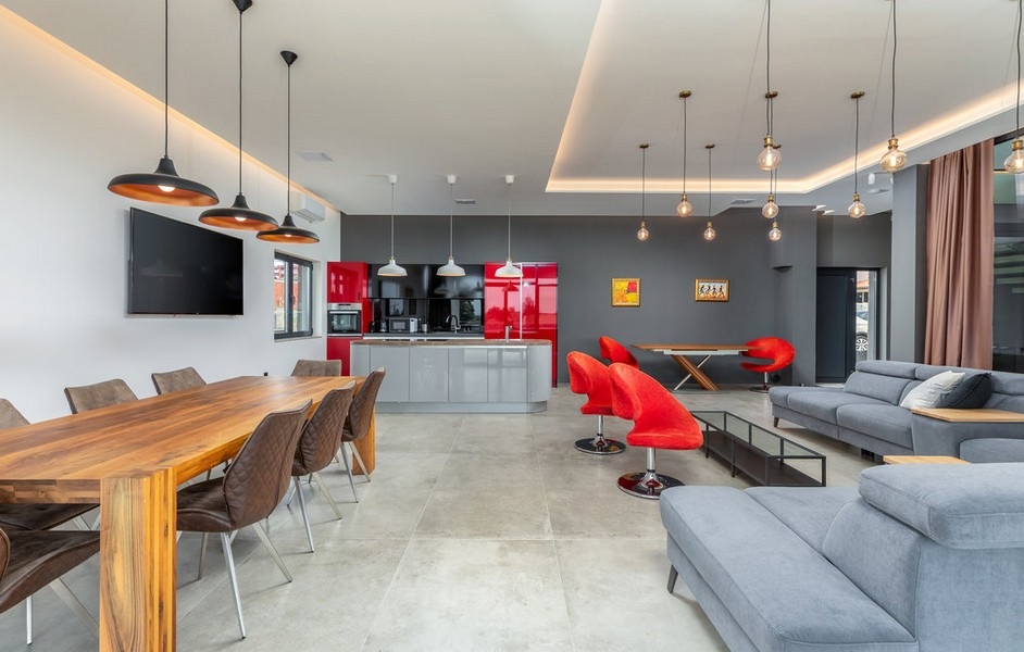 Matplats i Villa H3764 i Kroatien