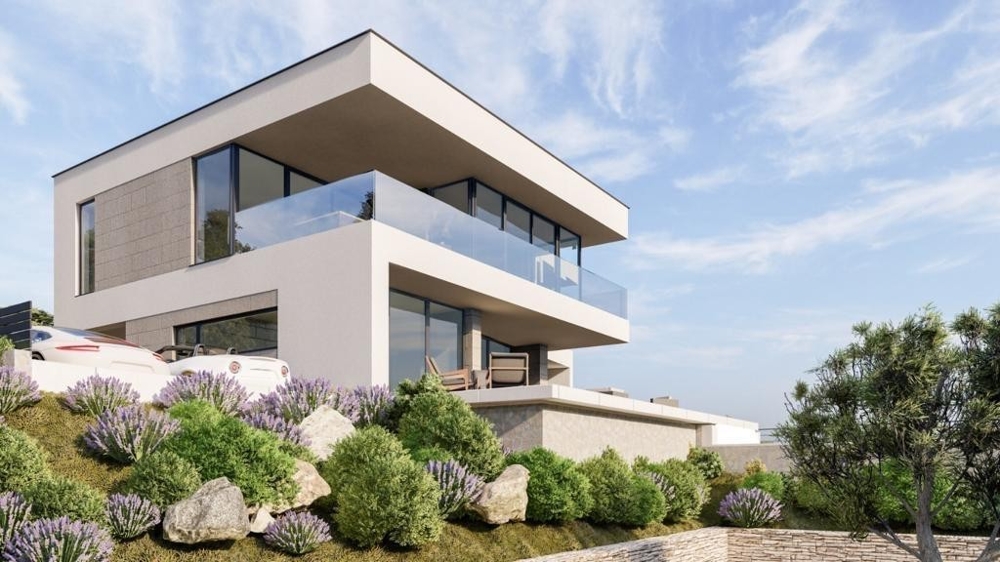 Villa H3766 nära Krk.