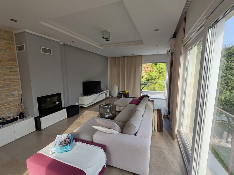 Vardagsrum med modern inredning