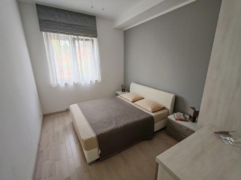 Sovrum med dubbelsäng