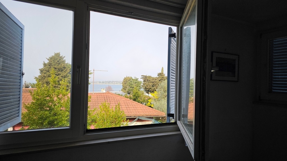 Havsutsikt från fönstret