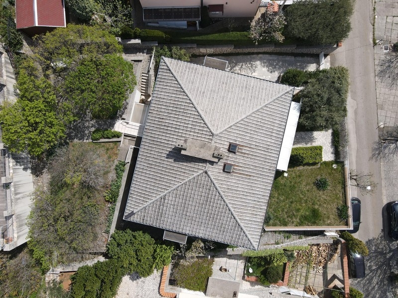 Takutsikt hus Kroatien fastighetsöversikt