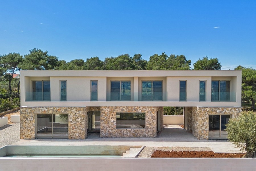 Modern villa med pool i Kroatien - H3898 på Solta.