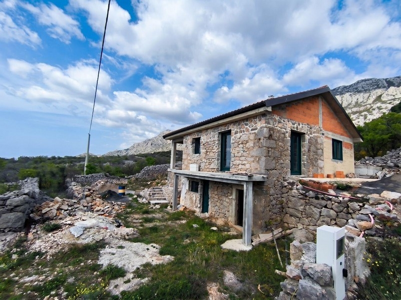 Byggarbetsplatsens nuvarande skick.