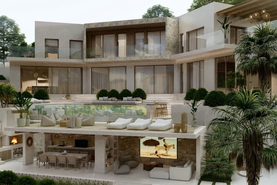 Exklusiv villa med poolterrass och loungeområde i Kroatien