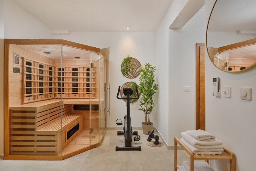 Bastu och gym
