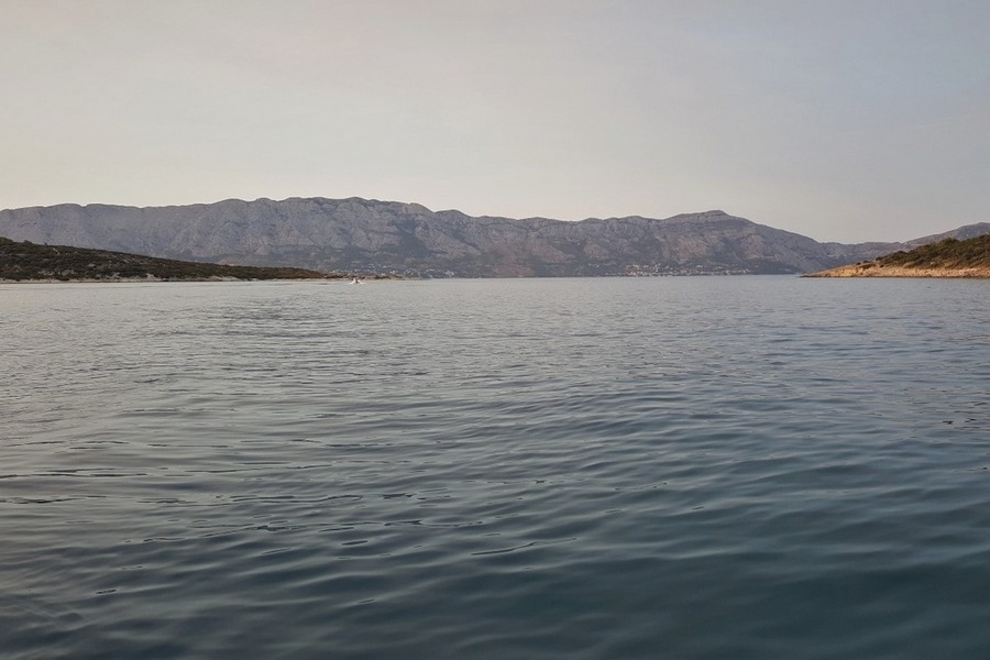 Utsikt över havet till Bracs kust