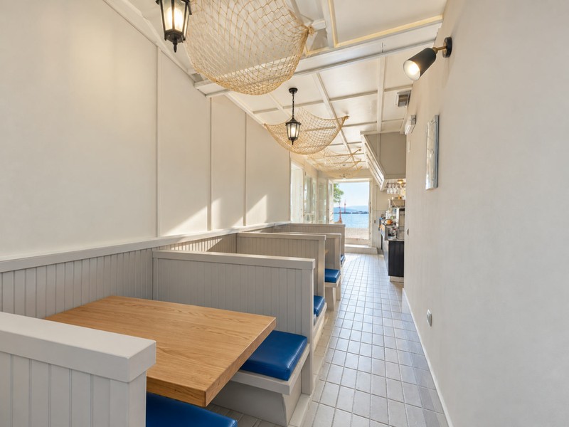 Sittplatser i restaurangen