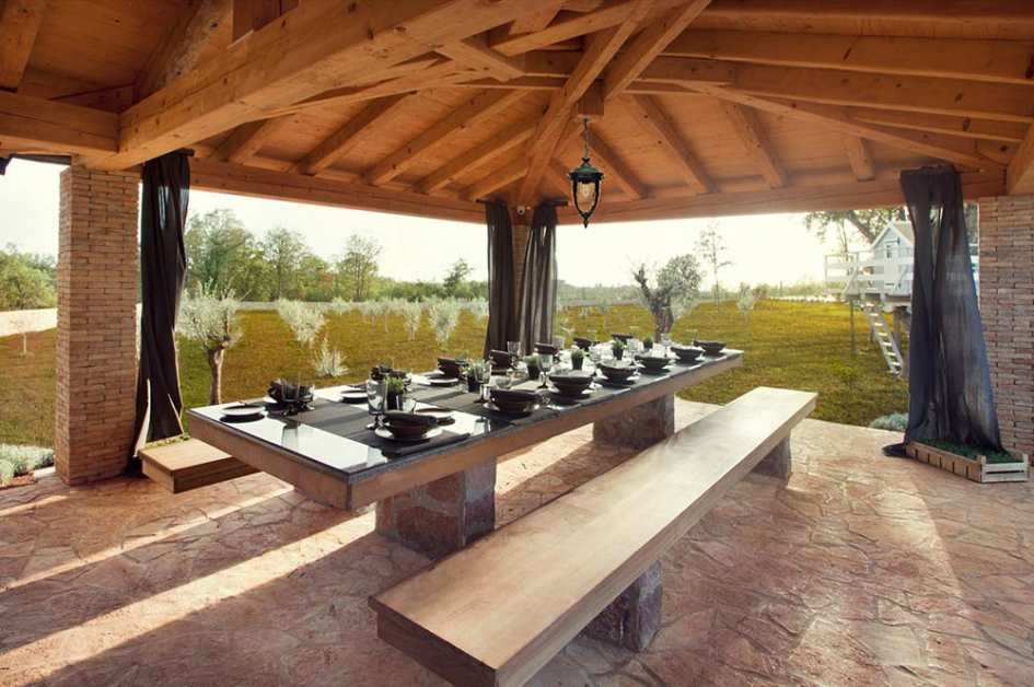En paviljong för lusthus