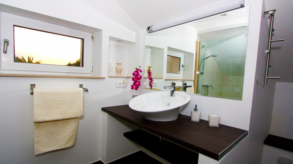 Ett av badrummen/toaletterna.