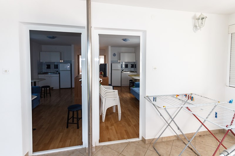 Balkong på övervåningen.